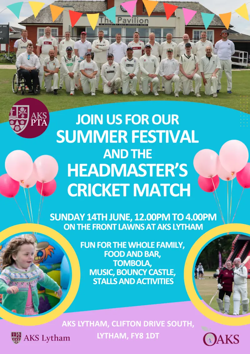 PTA Summer Festival and Headmaster's Cricket Match